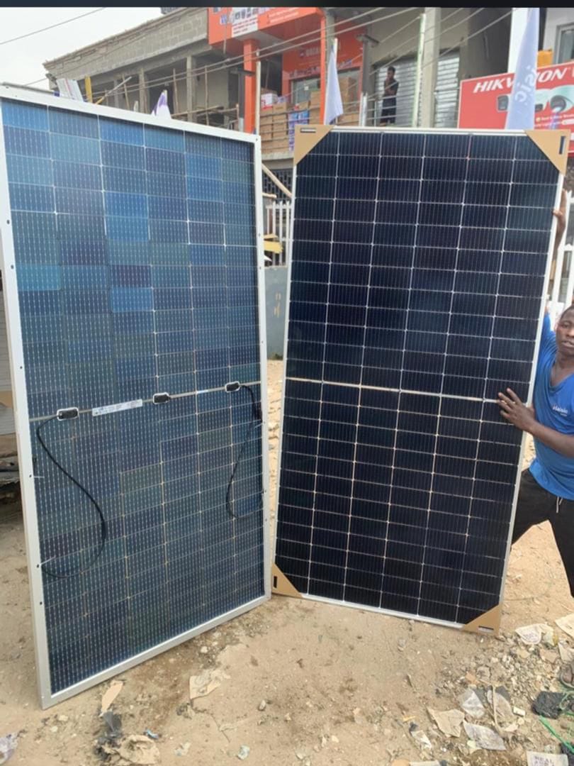 Solar panel installation